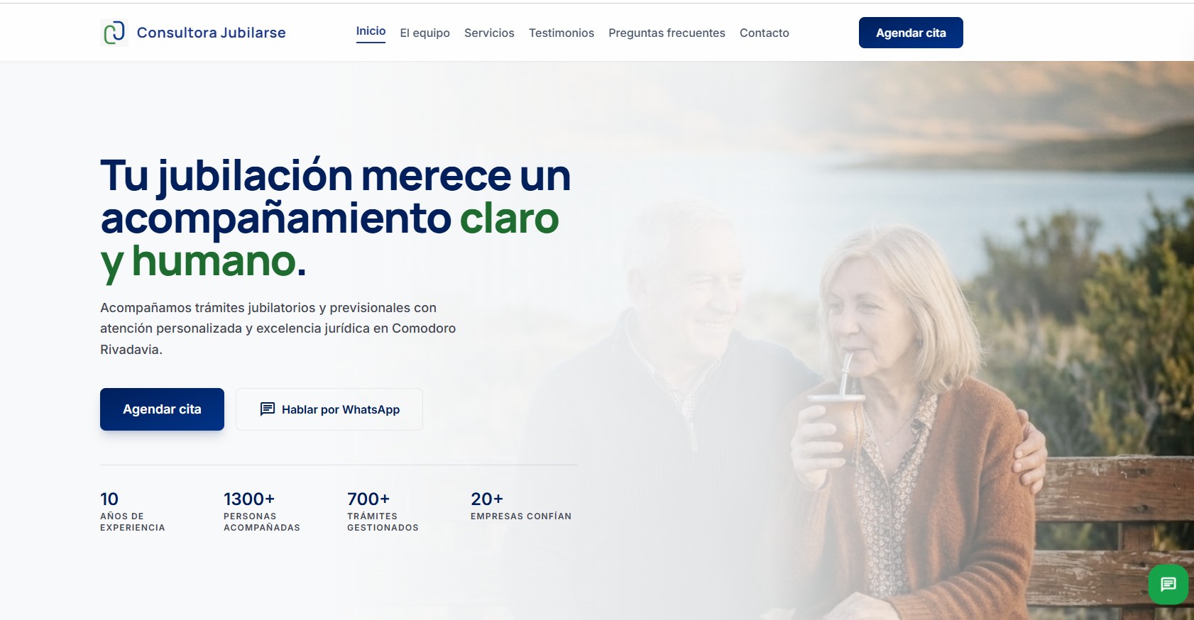 Sitio público de Consultora Jubilarse